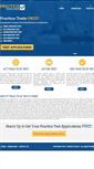 Mobile Screenshot of practicetestsfree.com